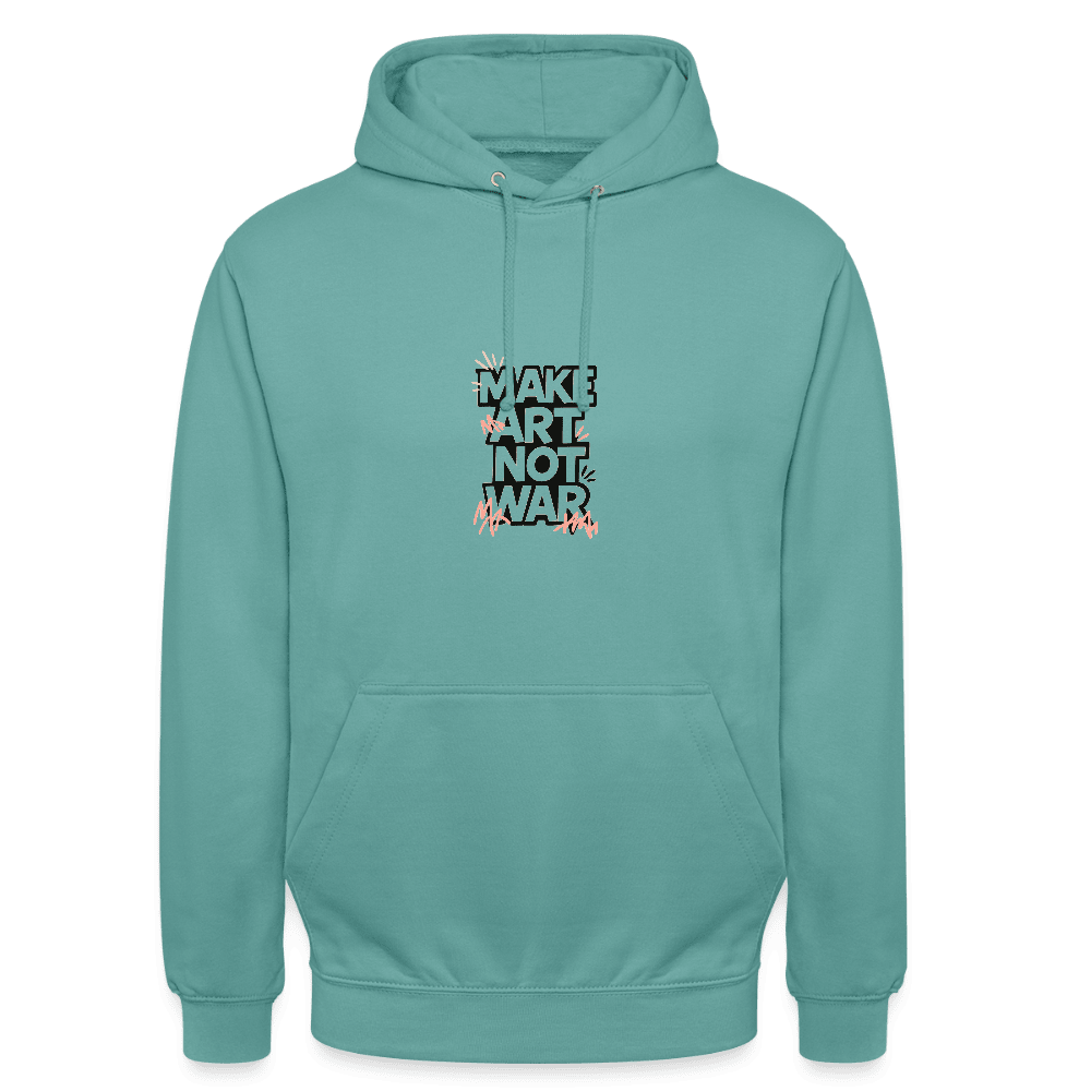 Organic Relaxed Crew Neck - Make Art Not War view 1