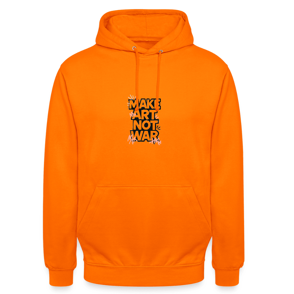 Organic Relaxed Crew Neck - Make Art Not War view 1