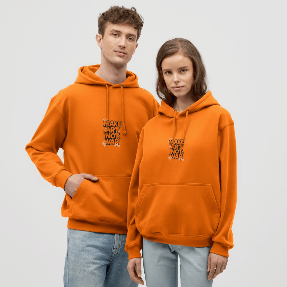 Organic Relaxed Crew Neck - Make Art Not War view 2