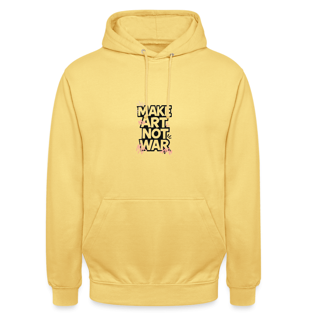 Organic Relaxed Crew Neck - Make Art Not War view 1
