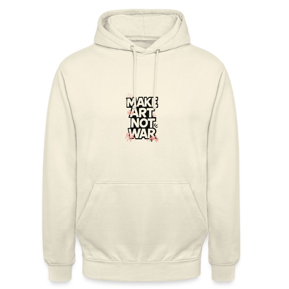 Organic Relaxed Crew Neck - Make Art Not War view 1