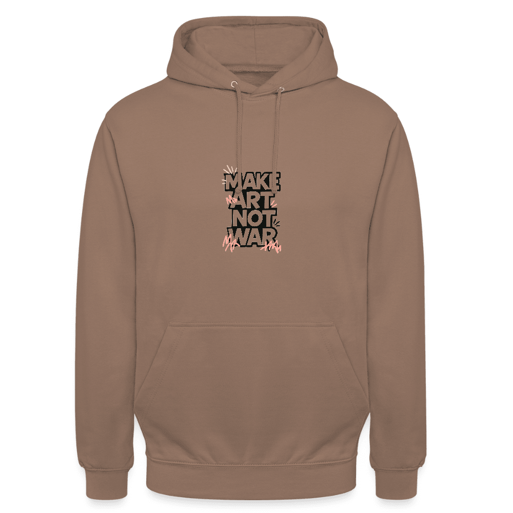 Organic Relaxed Crew Neck - Make Art Not War view 1