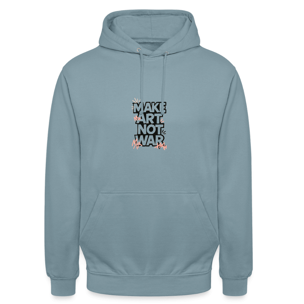 Organic Relaxed Crew Neck - Make Art Not War view 1