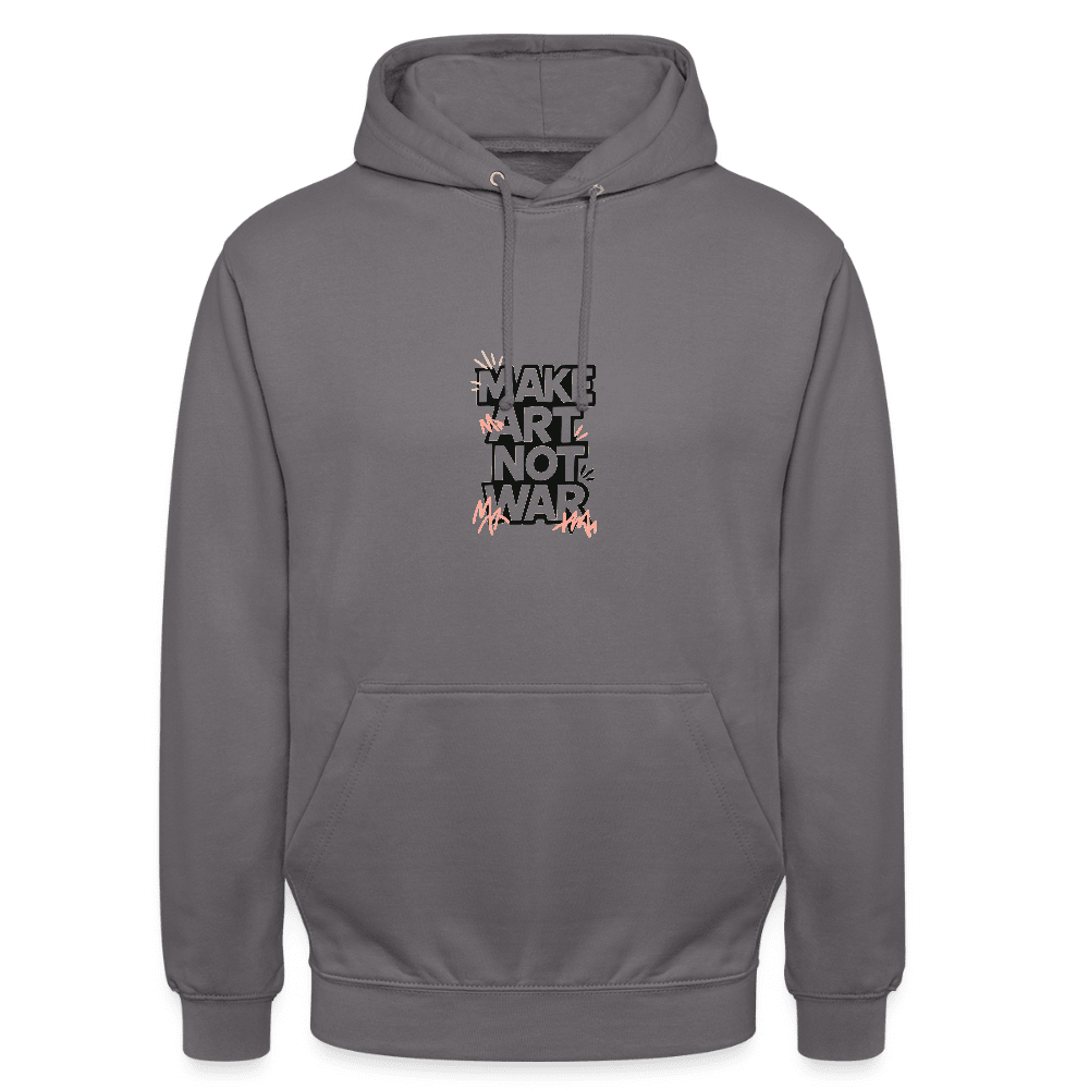 Organic Relaxed Crew Neck - Make Art Not War view 1