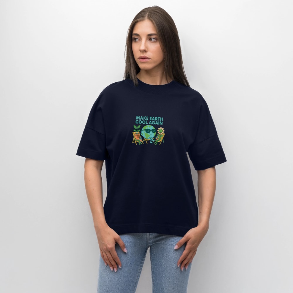 Oversized Unisex T-Shirt - Make Earth Cool Again view 2