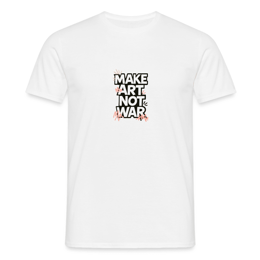 Männer Premium T-Shirt - Make Art Not War view 1