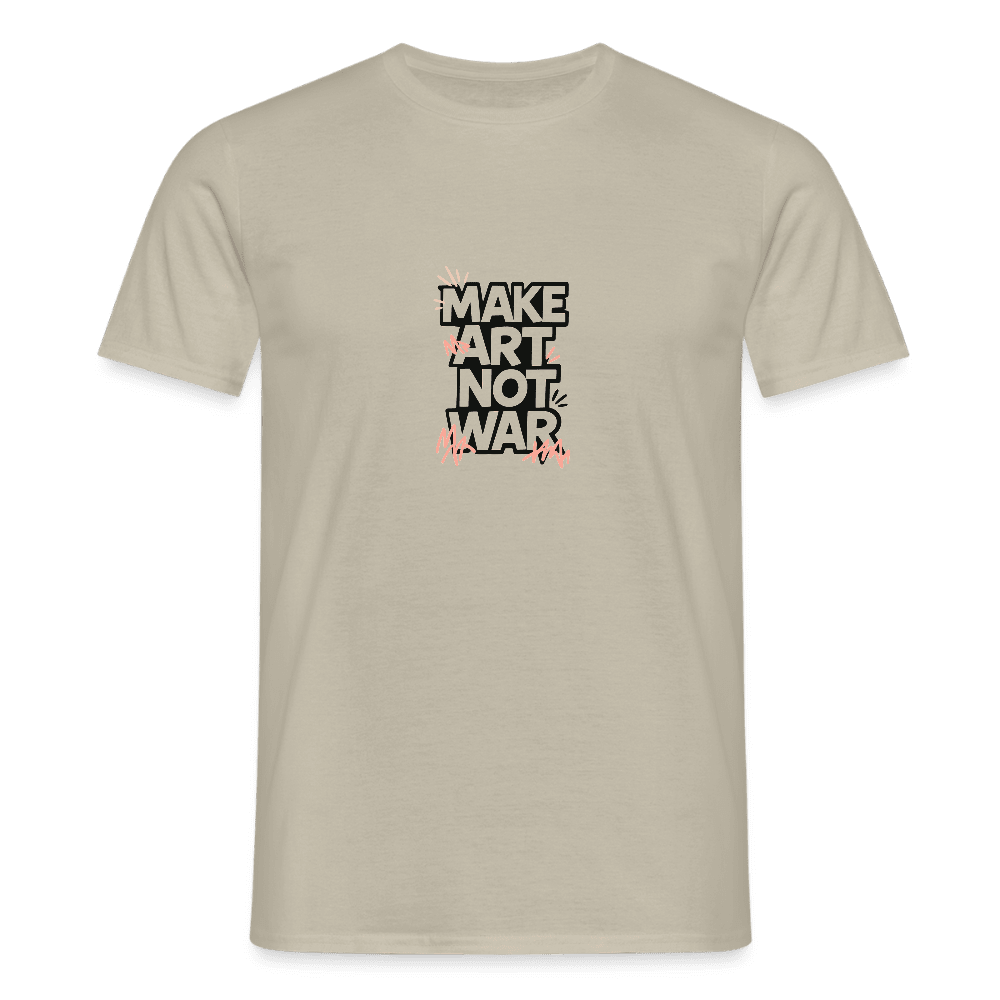 Männer Premium T-Shirt - Make Art Not War view 1