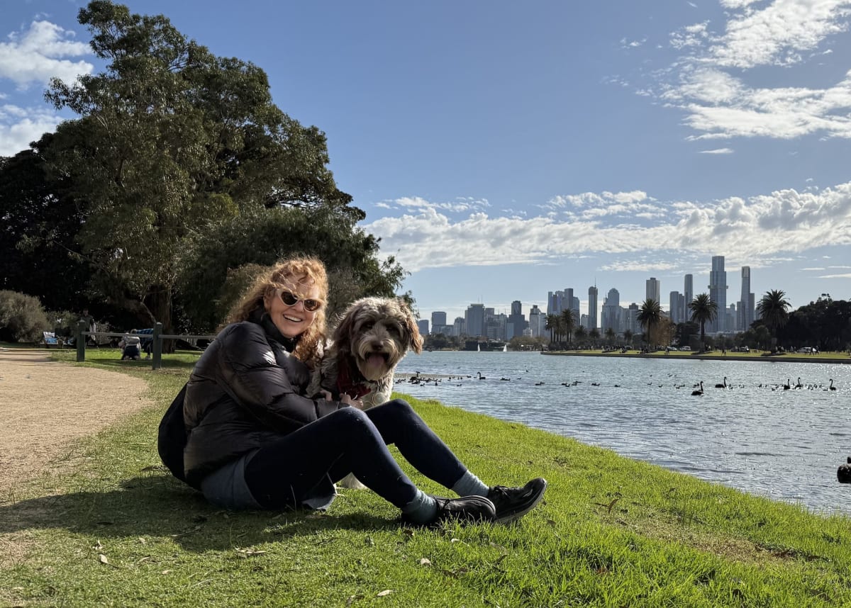Pet photography at Albert Park Lake, Albert Park