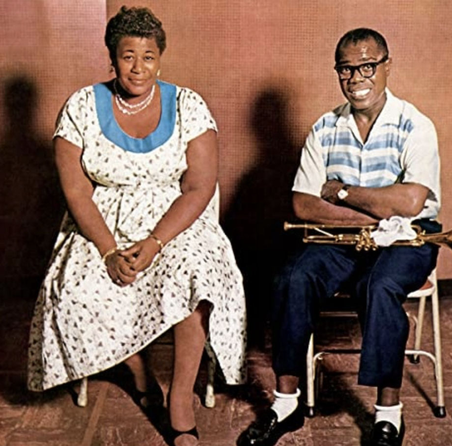 Ella Fitzgerald and Louis Armstrong