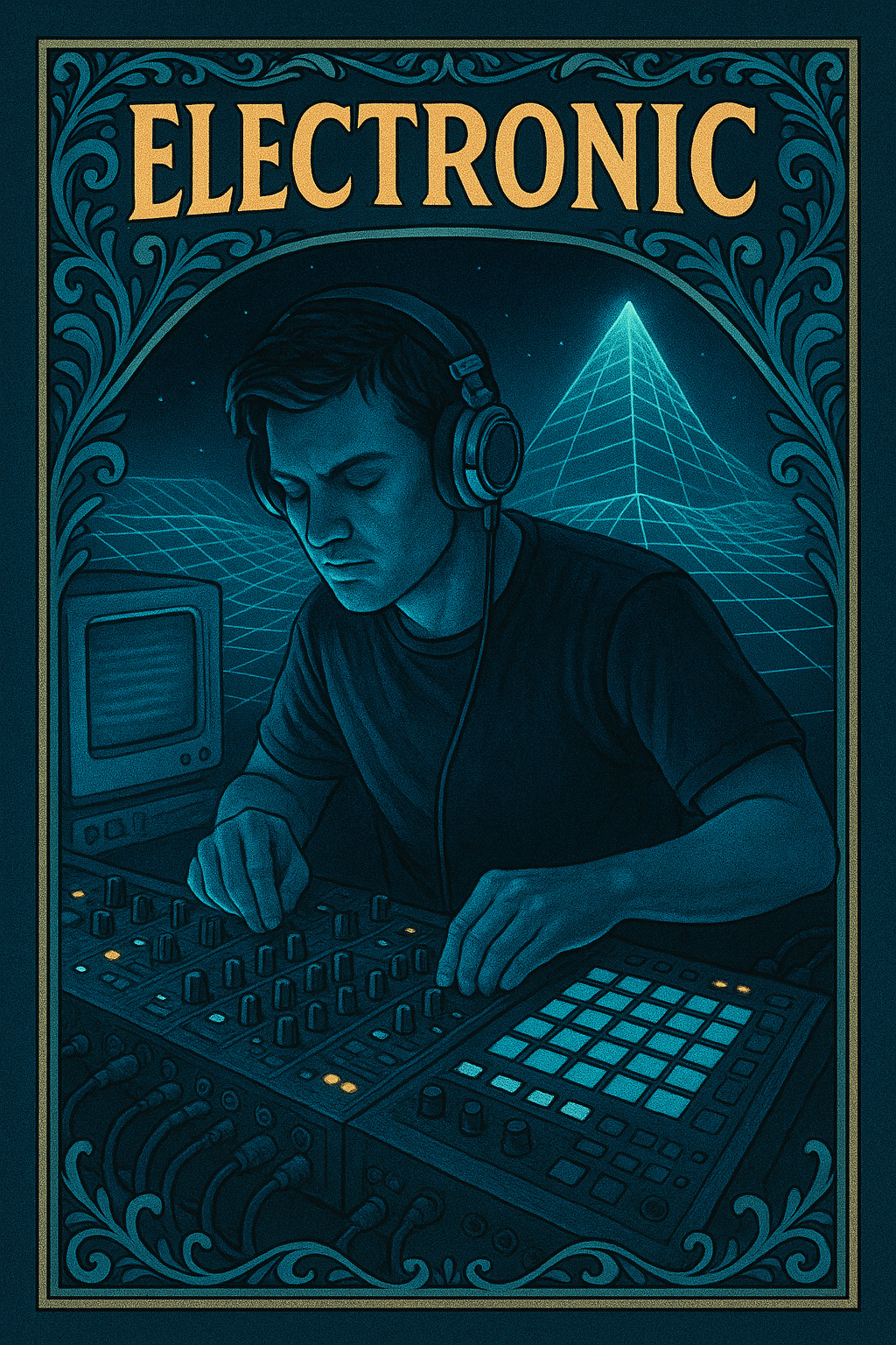 Electronic music collage Electronic genre spotlight