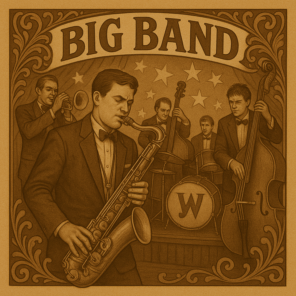 Big Band music collage Big Band genre spotlight