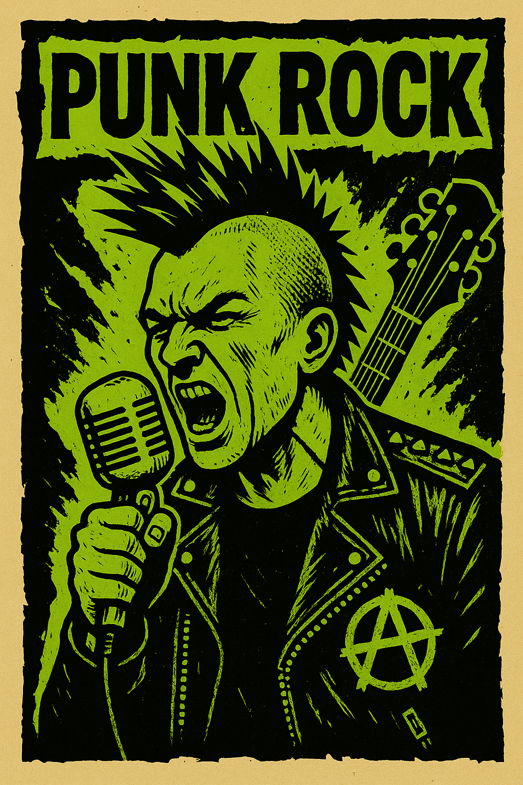 Punk Rock music collage Punk Rock genre spotlight