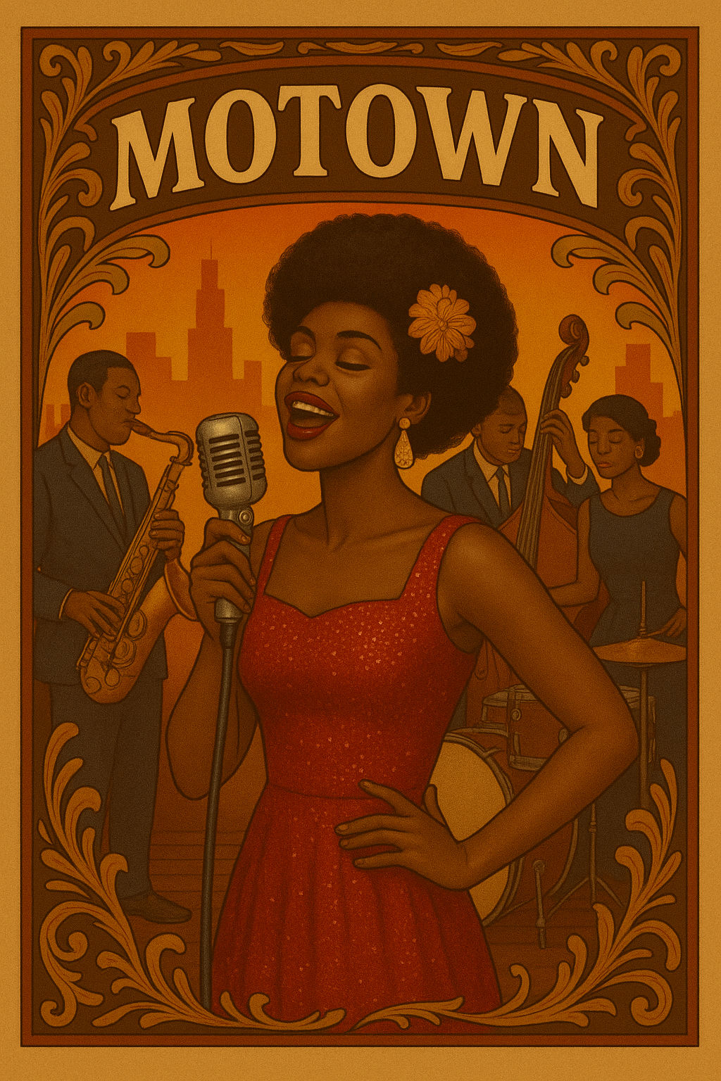 Motown music collage Motown genre spotlight