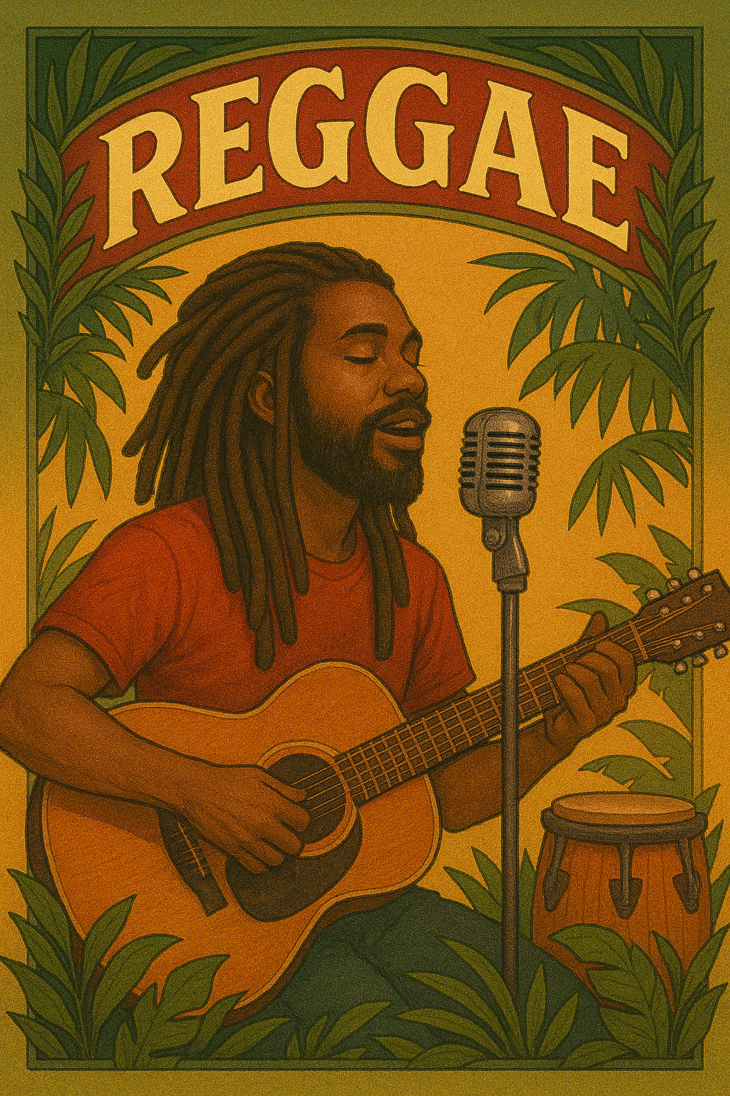 Reggae music collage Reggae genre spotlight