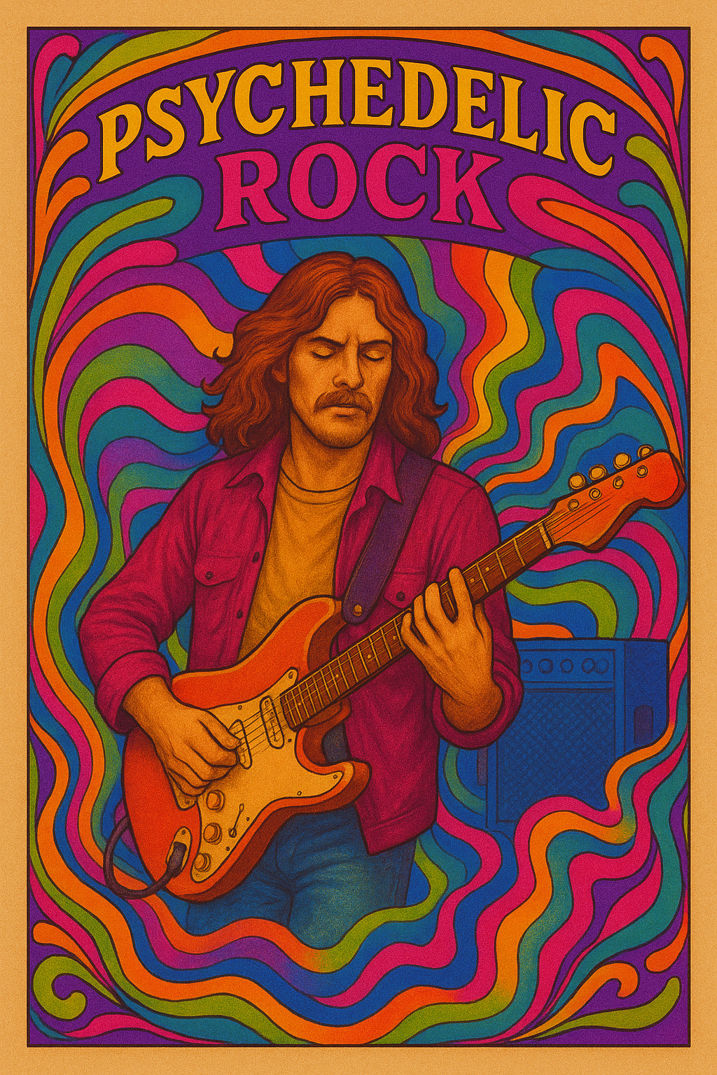 Psychedelic Rock music collage Psychedelic Rock genre spotlight