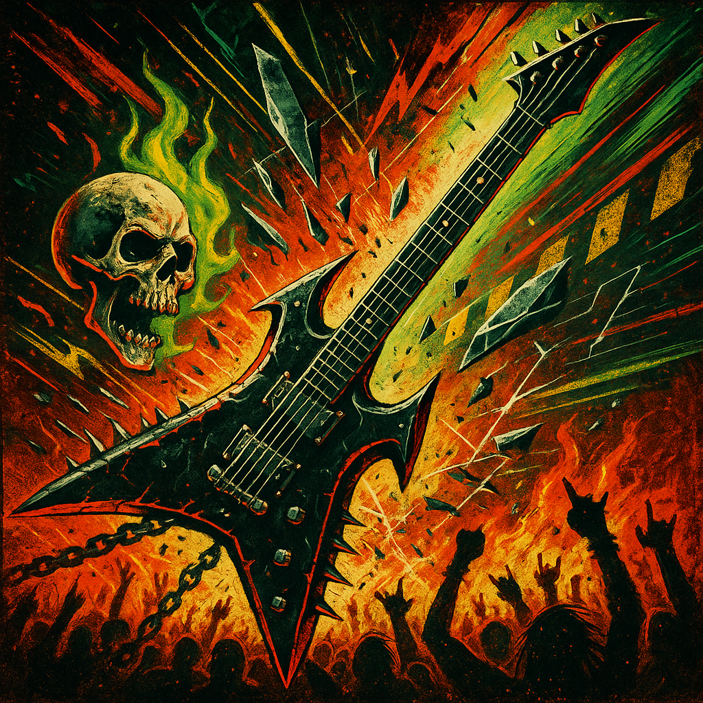 Thrash Metal music collage Thrash Metal genre spotlight