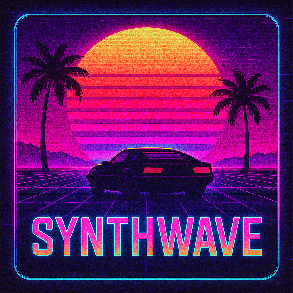Synthwave music collage Synthwave genre spotlight