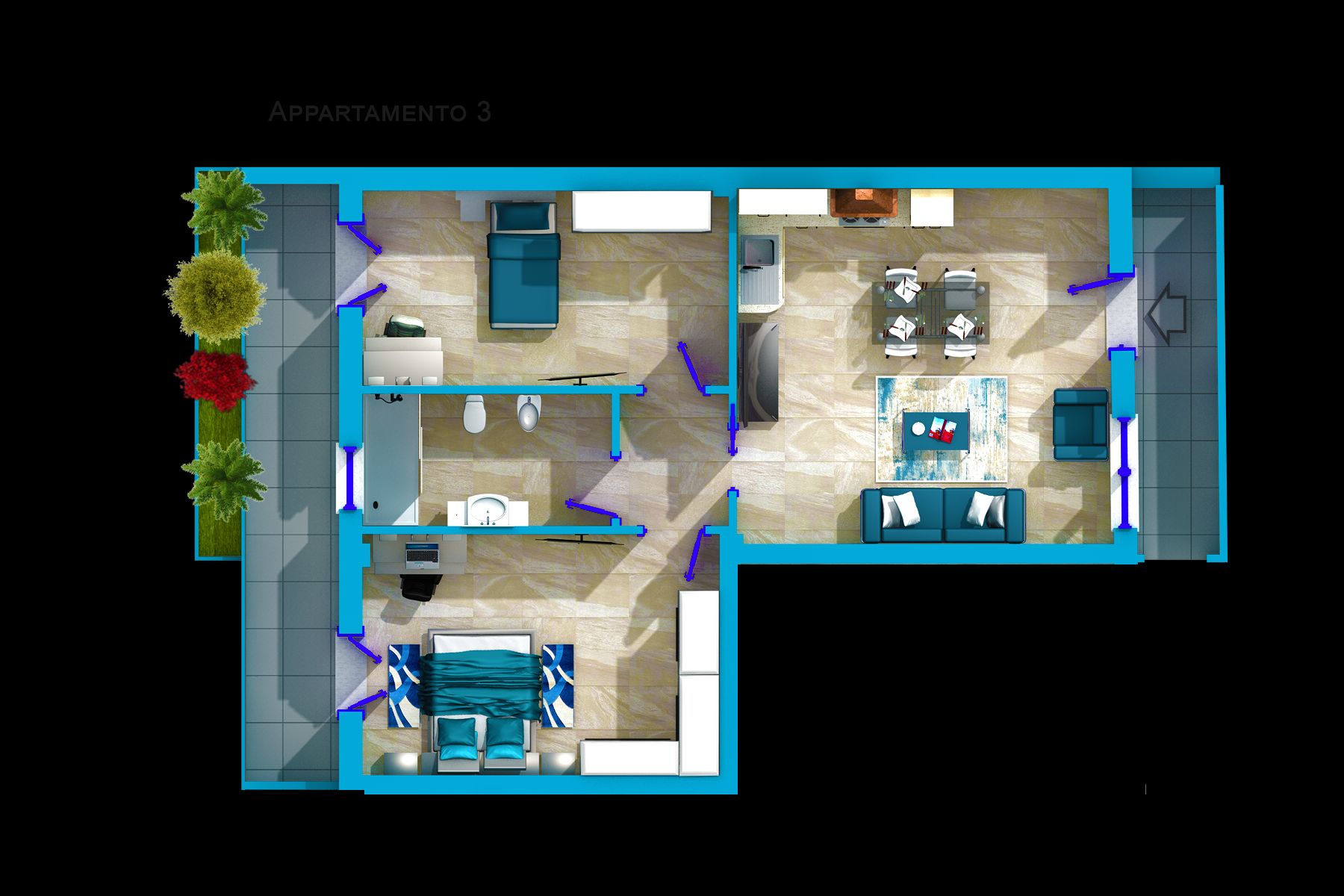 Apartment 3