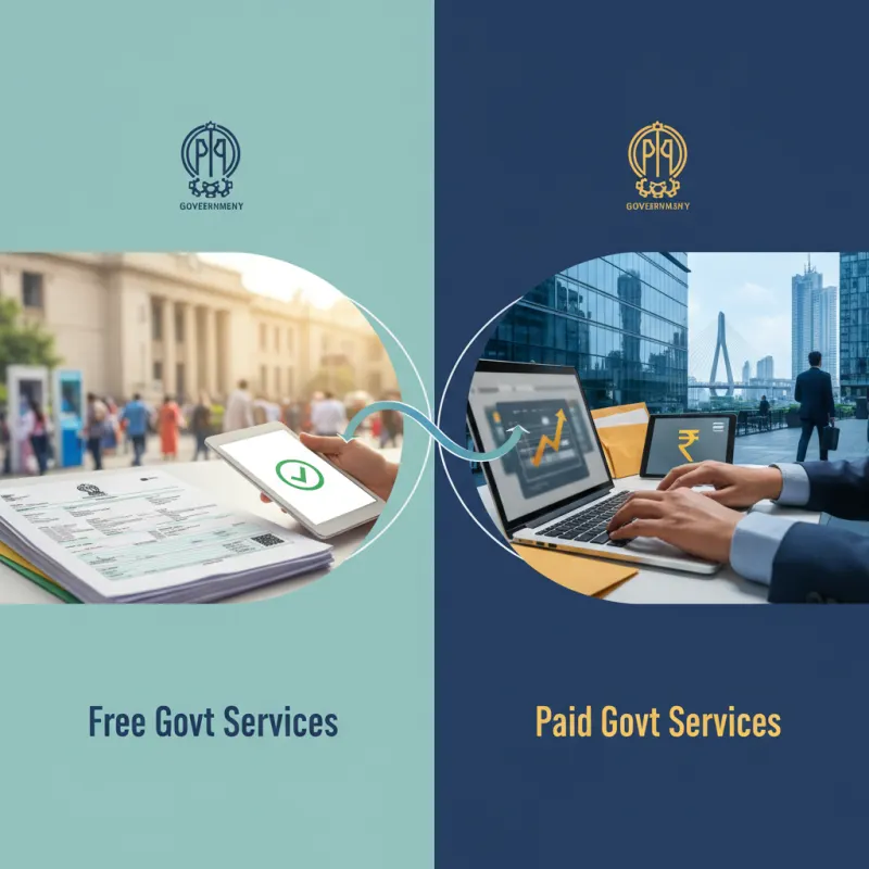 Free vs Paid Govt Services 2026: A Cost Guide