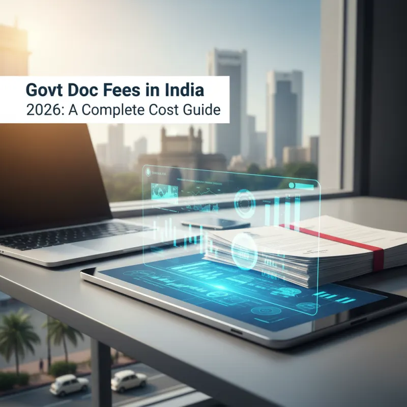 Govt Doc Fees in India 2026: A Complete Cost Guide