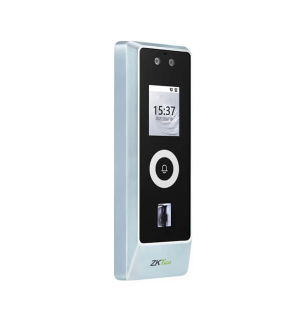 Terminal multi-biométrique ultra-robuste IP66/IK07 : Face ID, QR code, RFID, paume. 30 000 visages, authentification en 0,3 s. Extérieur extrême.
