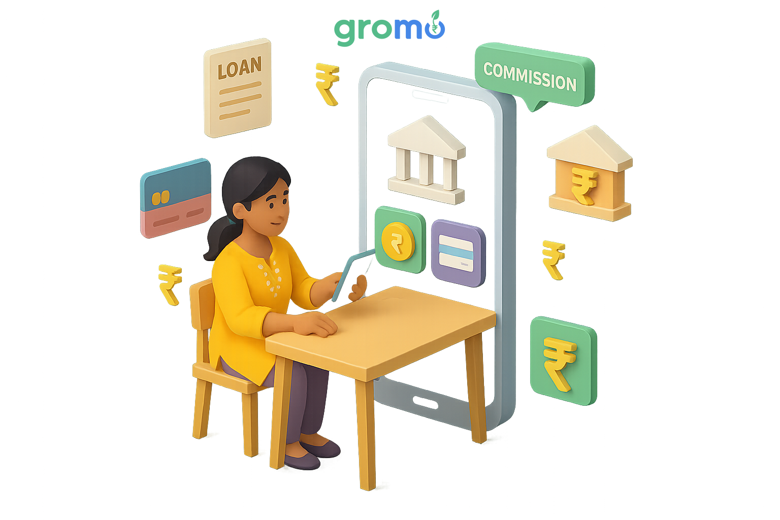 Mother's Day Special: How Mothers Earn Substantial Income Using GroMo to Sell Bank Products While Kids Sleep