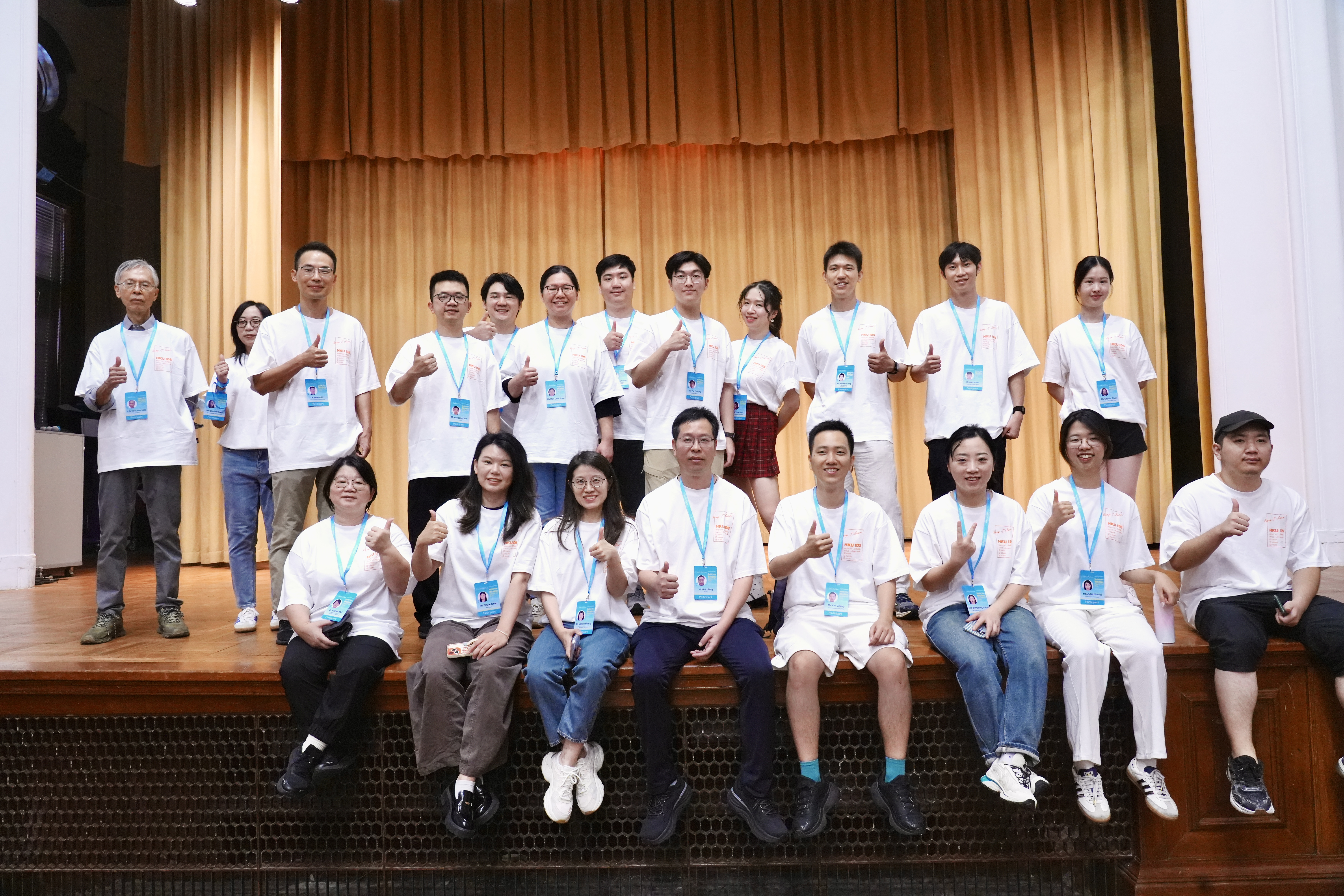 Participants exploring the HKU campus