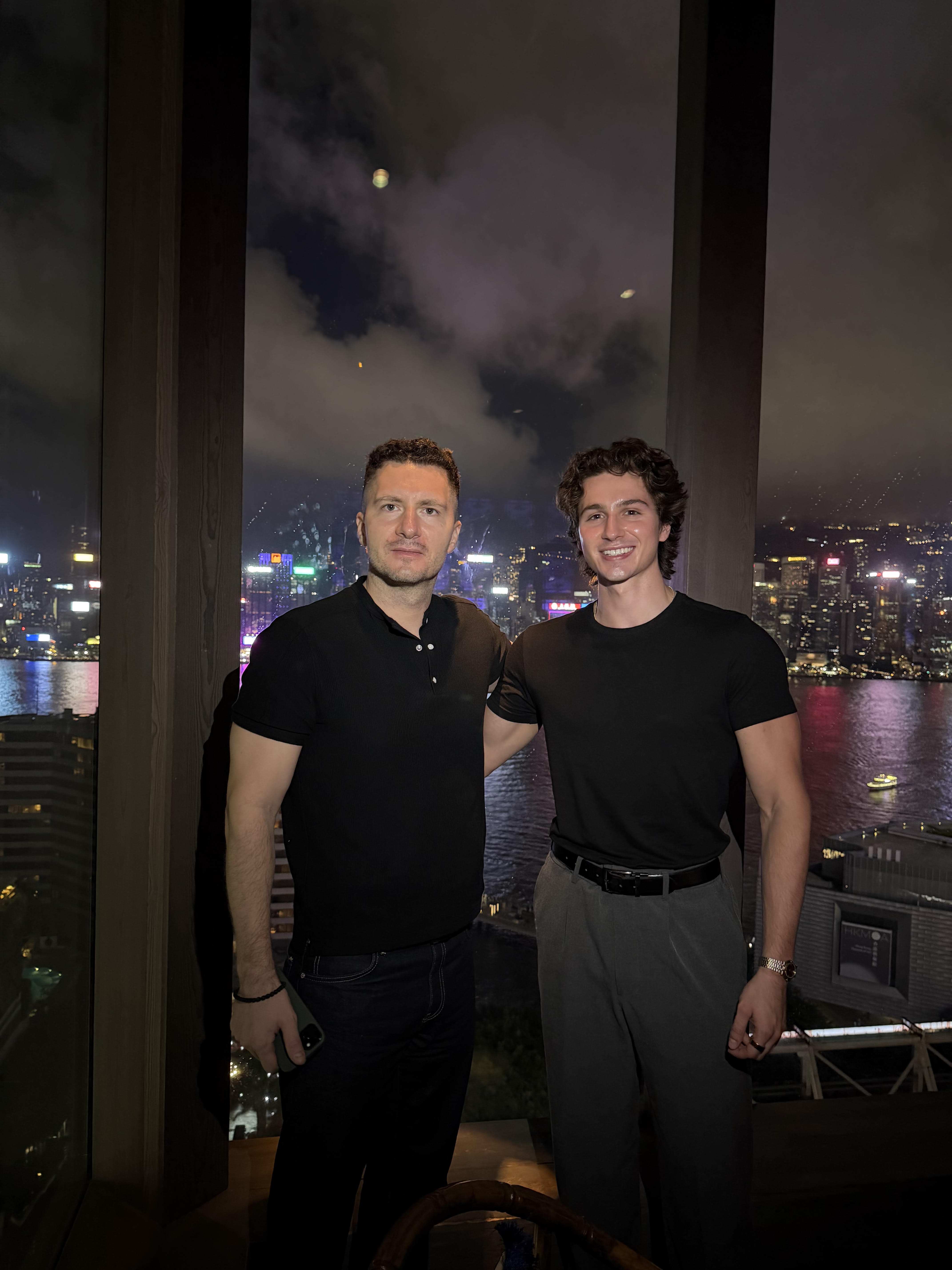 Nikola Ilovski and Prof Boris Babic in Hong Kong