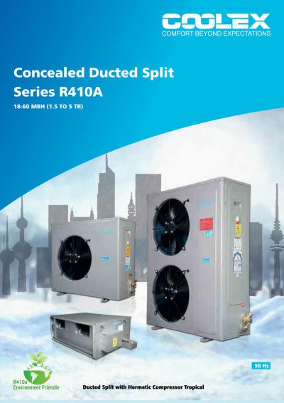 Concealed Ducted Split Series R410A Catalogue