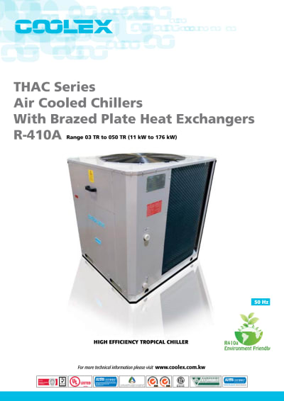 Air Cooled Scroll Water Chiller R-22 Catalogue