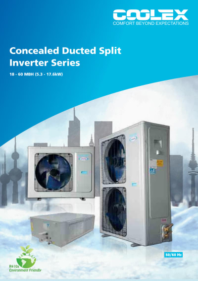 Concealed Ducted Split Inverter Series Catalogue