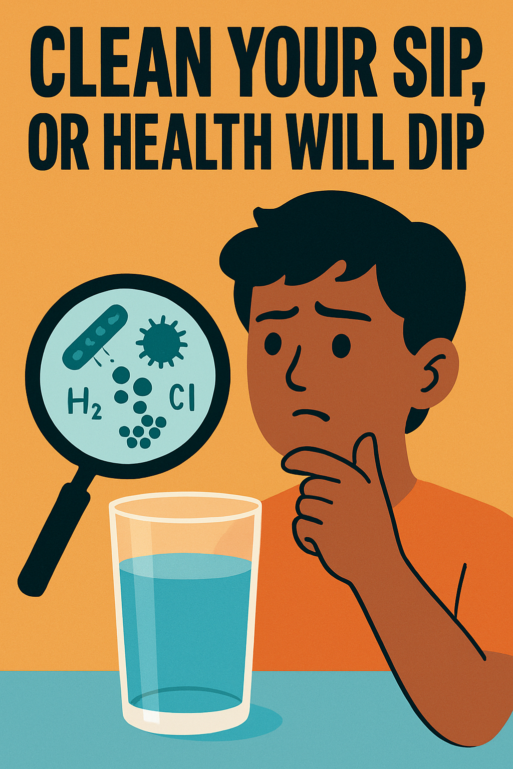 Clean your sip, or health will dip