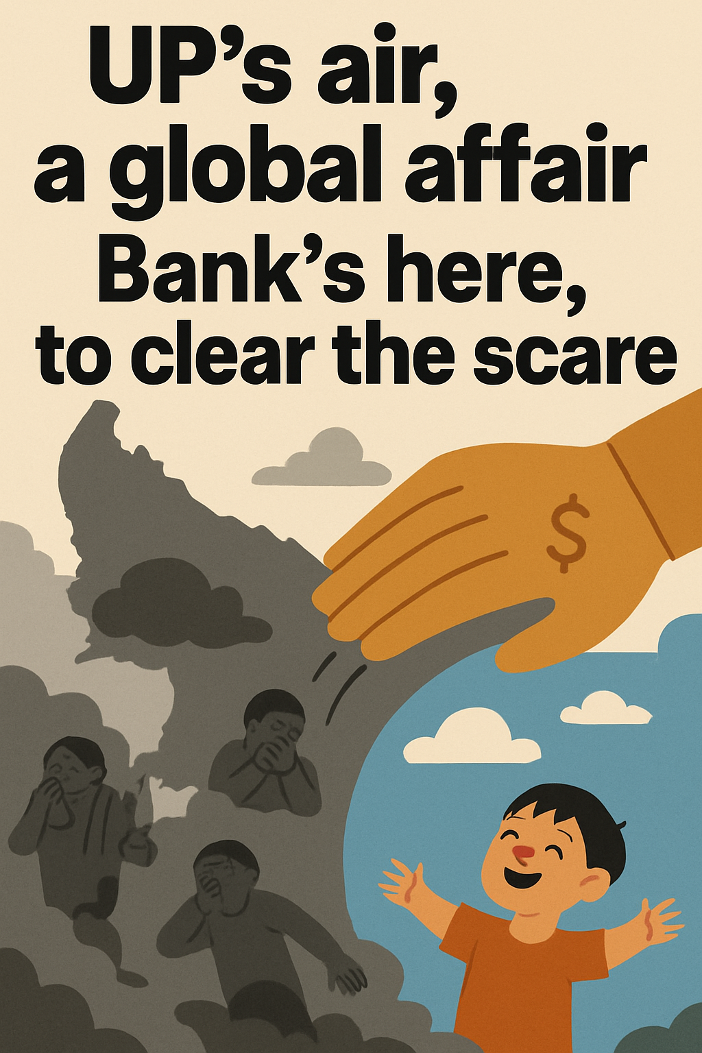 UP's air, a global affair / Bank's here, to clear the scare