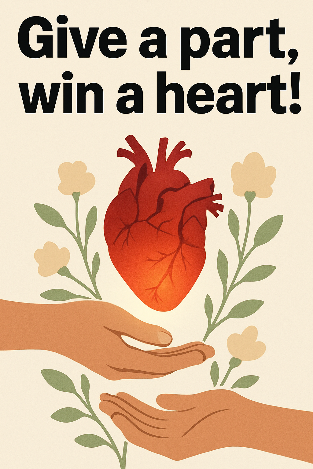 Give a part, win a heart!