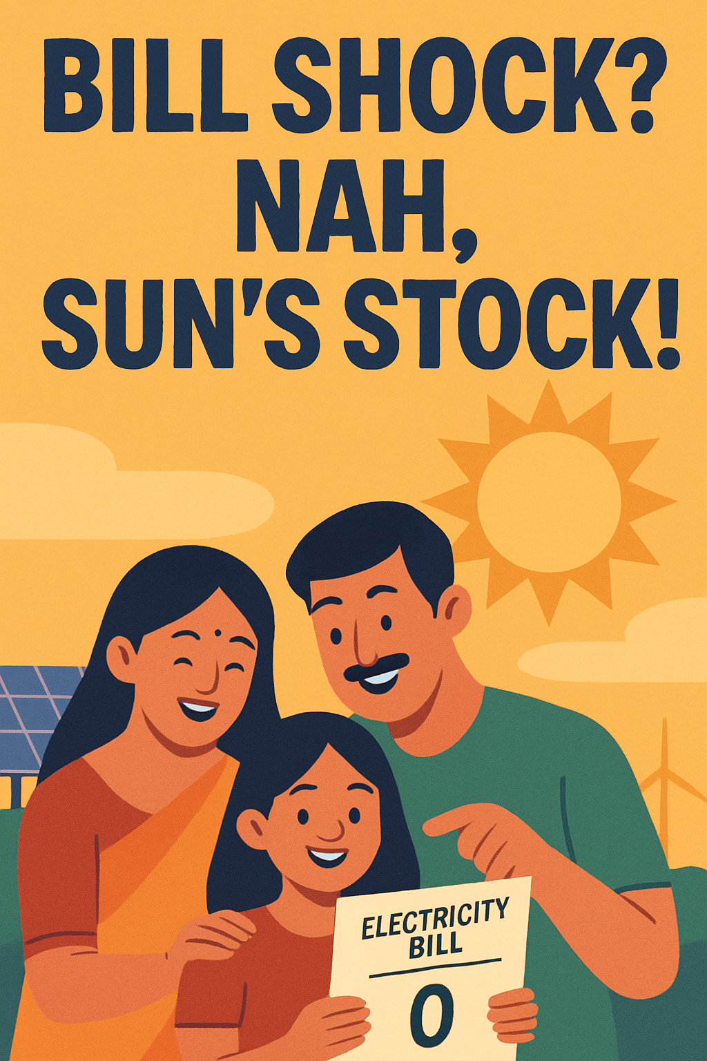 Bill shock? Nah, sun's stock!