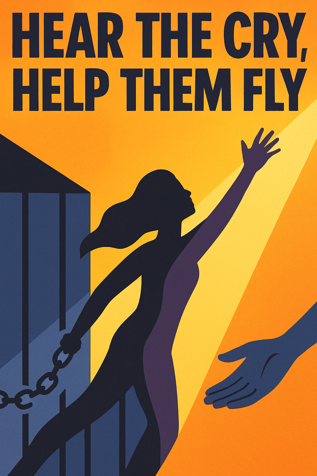Hear the cry, help them fly