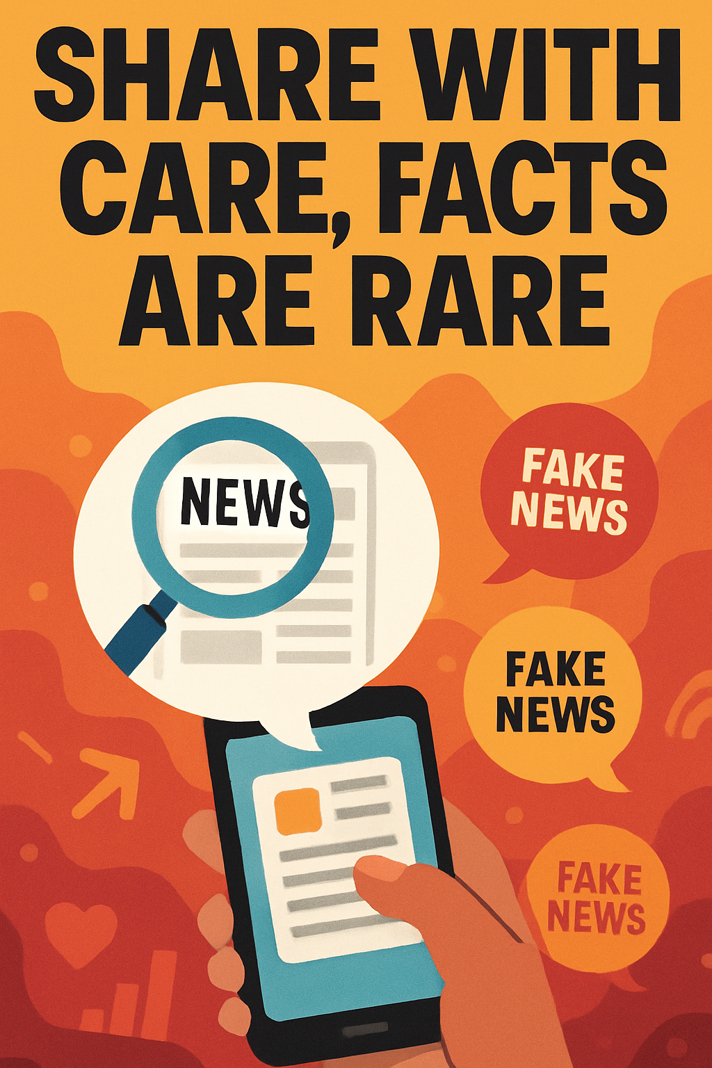 Share with care, facts are rare
