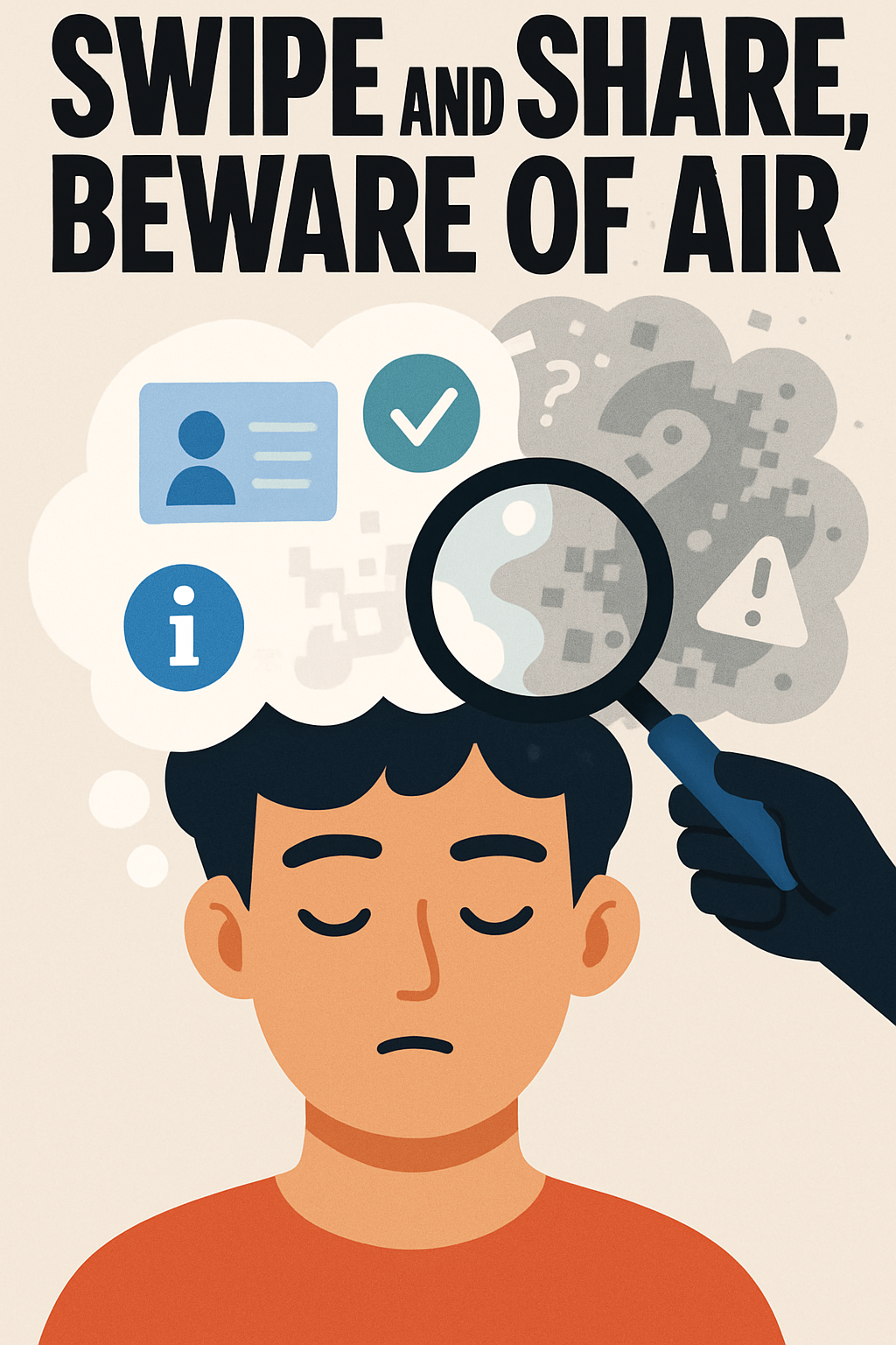 Swipe and share, beware of air