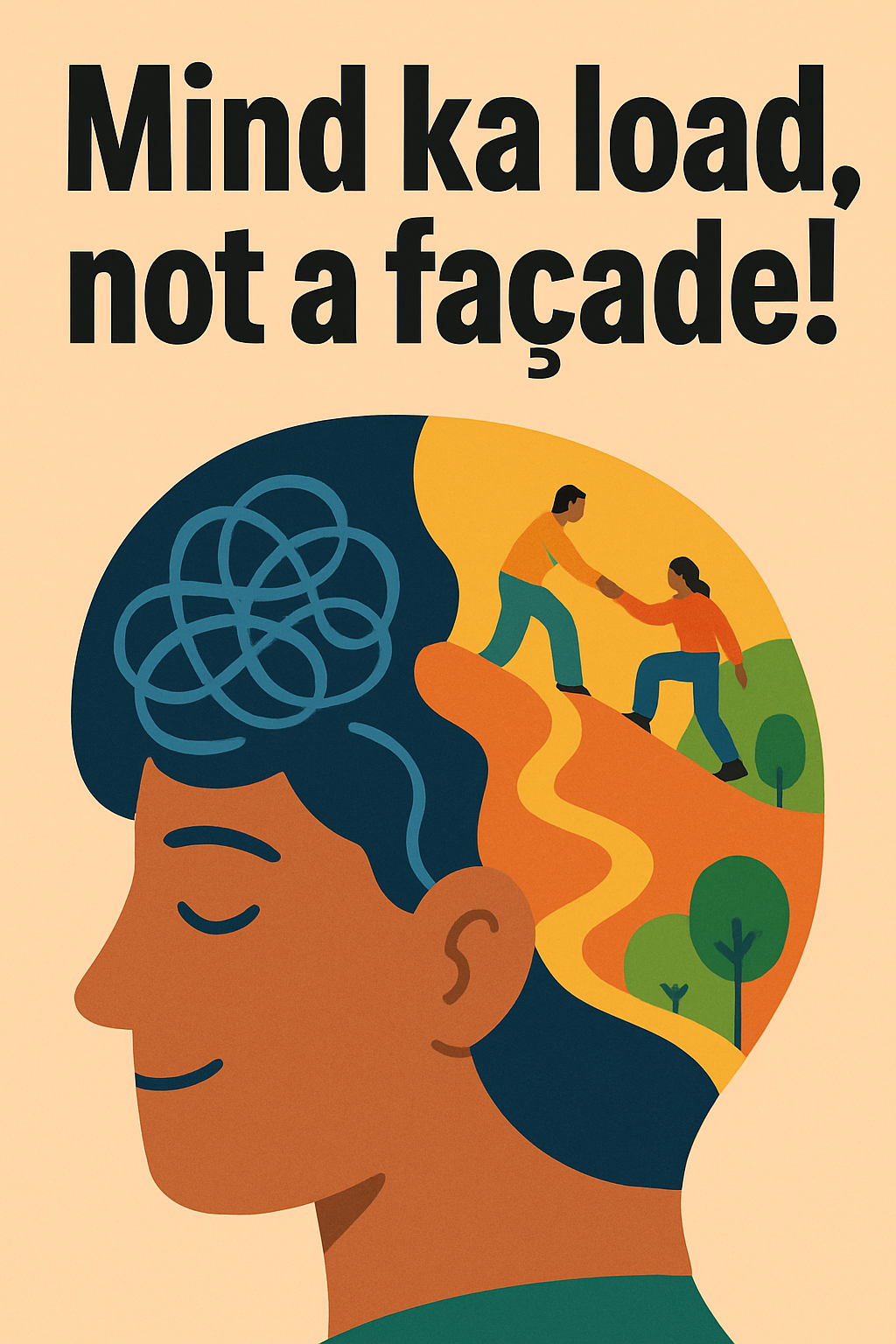 Mind ka load, not a façade!