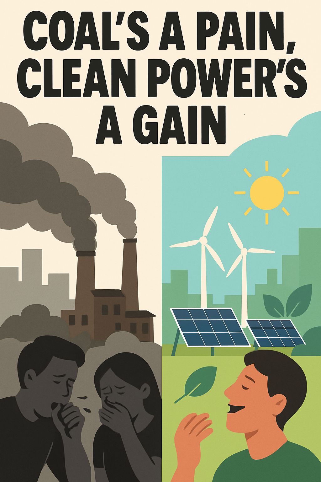 Coal's a pain, clean power's a gain