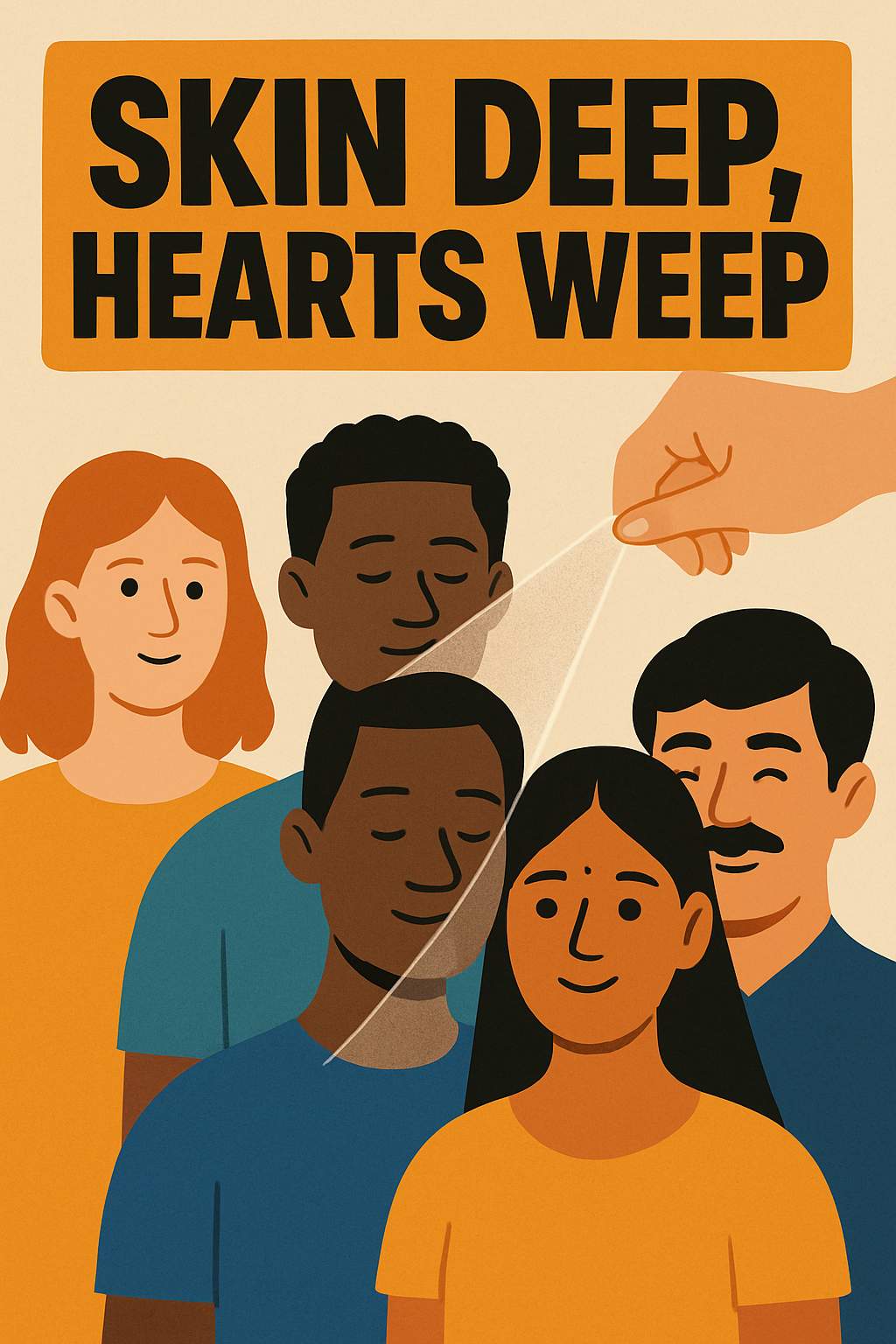 Skin deep, hearts weep