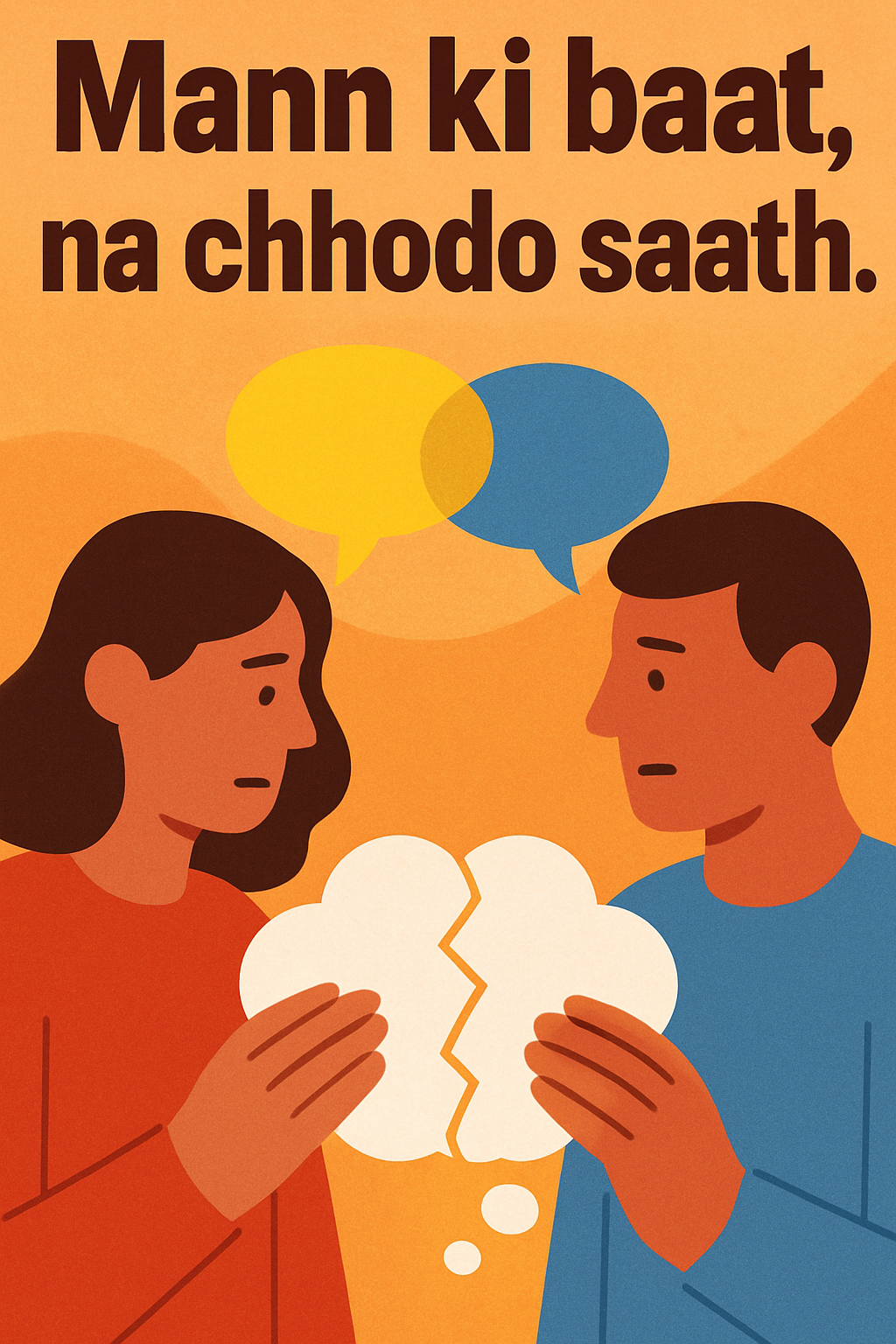 Mann ki baat, na chhodo saath.