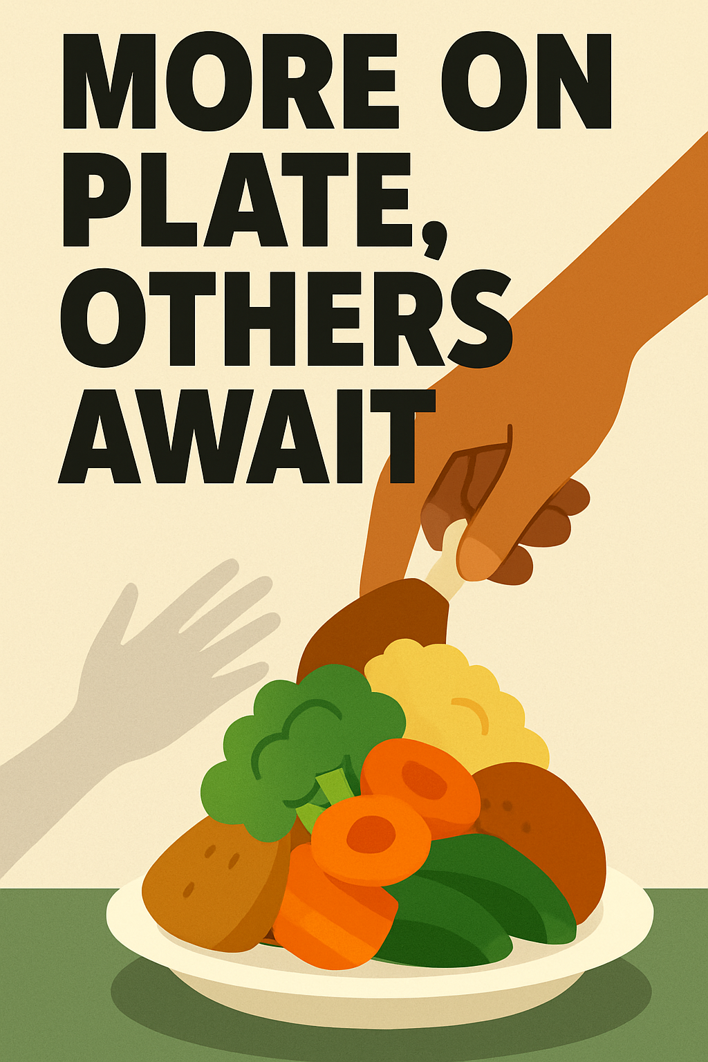More on plate, others await