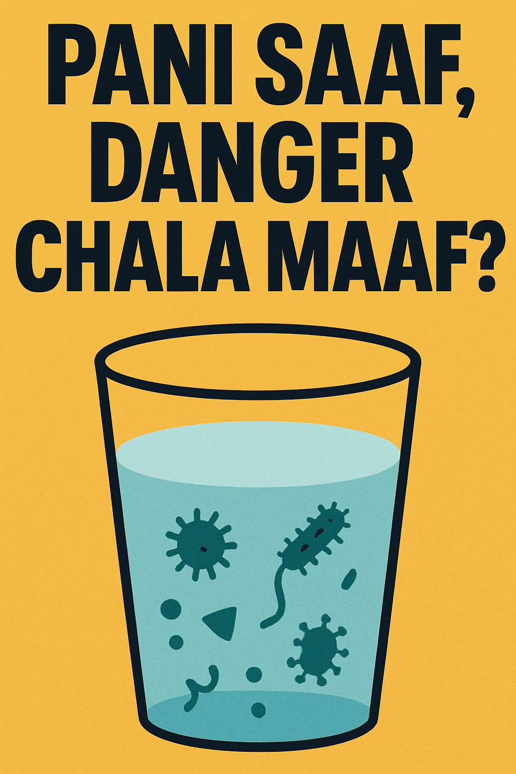 Pani saaf, danger chala maaf?