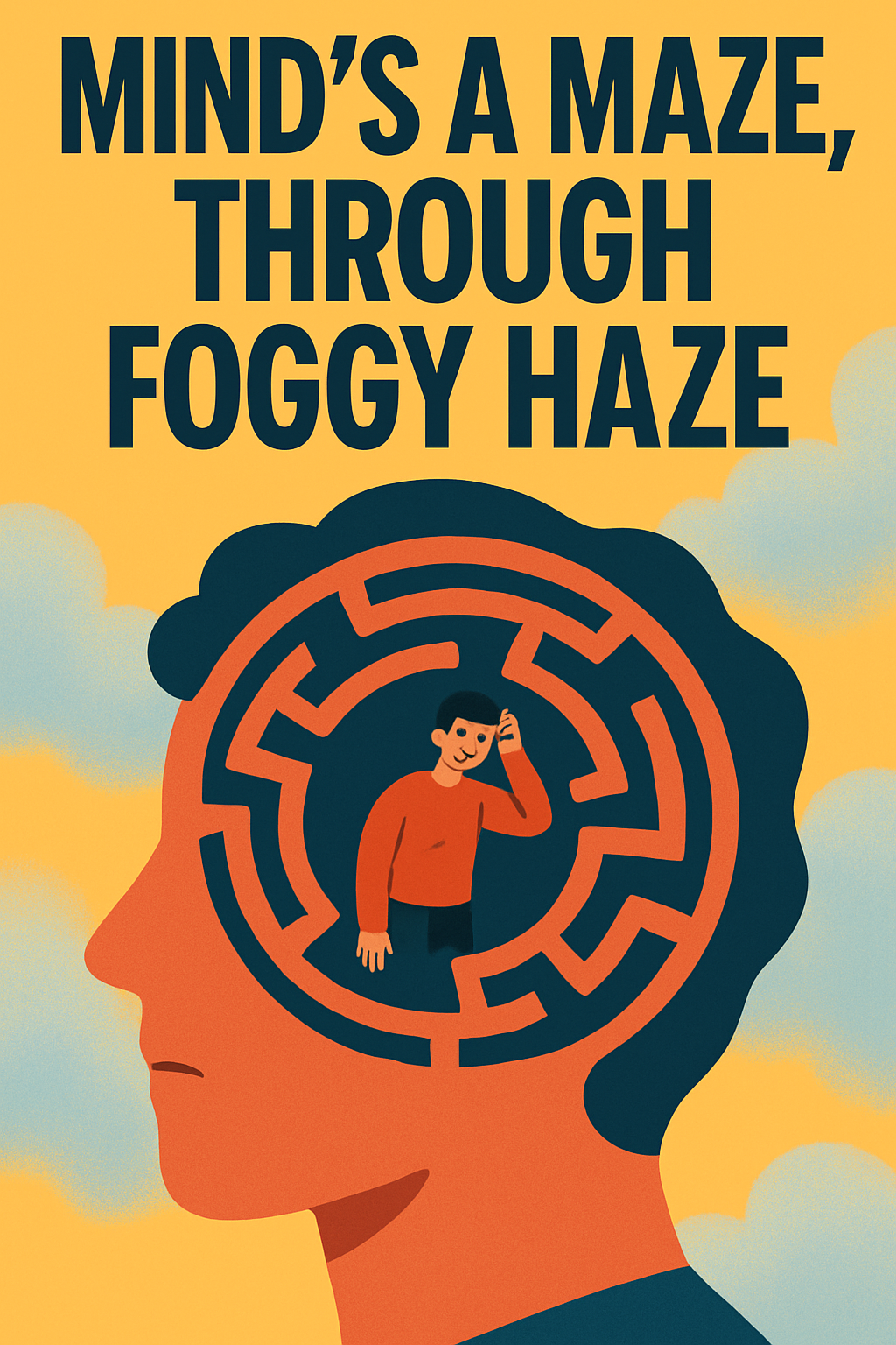 Mind's a maze, through foggy haze