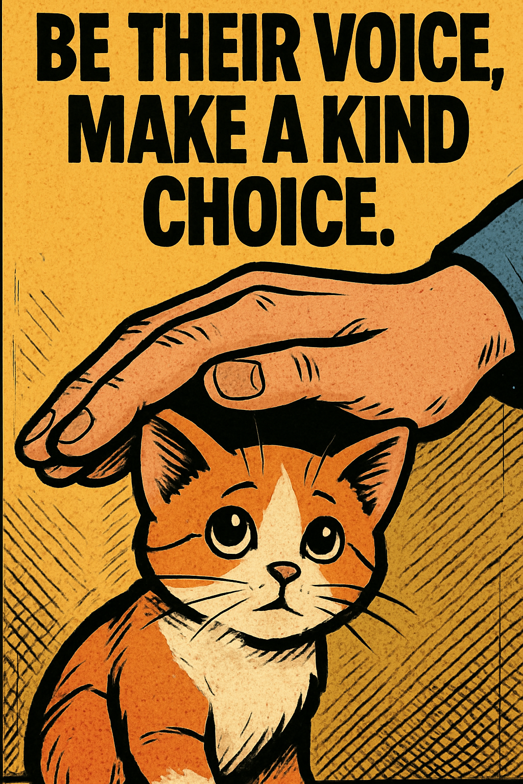 Be their voice, make a kind choice.