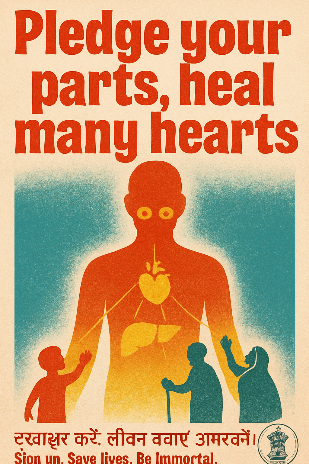 Pledge your parts, heal many hearts