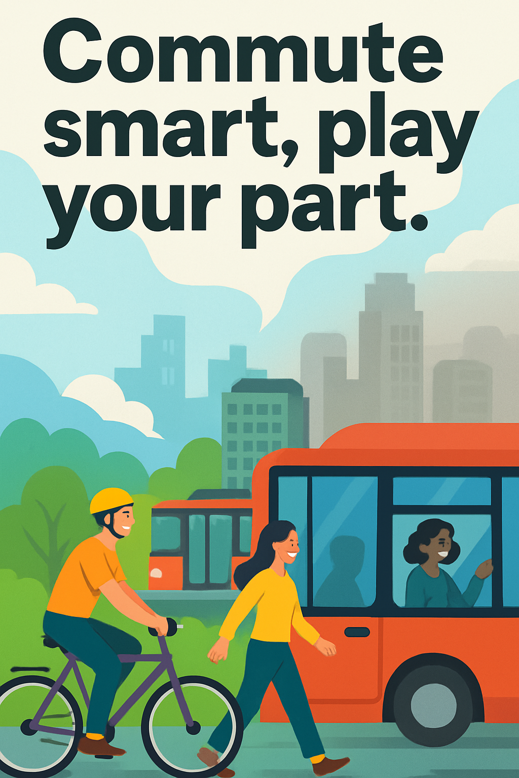 Commute smart, play your part.