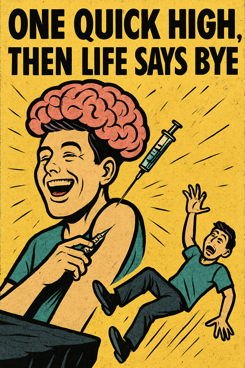 One quick high, then life says bye