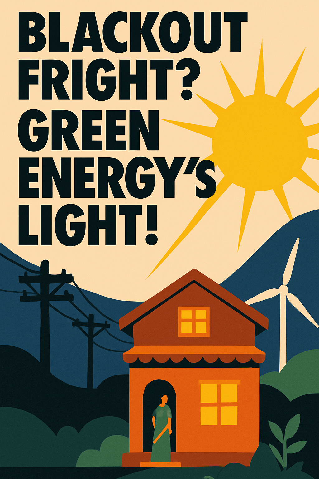 Blackout fright? Green energy's light!